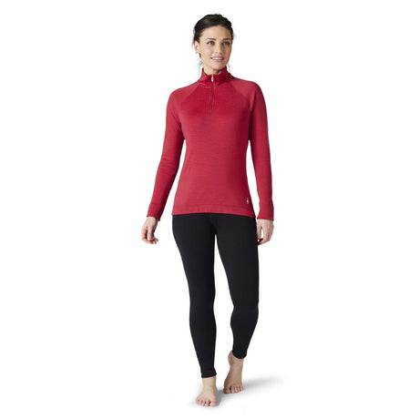 Smartwool Merino 250 chandail baselayer pomegranate femme face