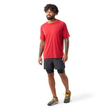 Smartwool Merino Sport 120 t-shirt à manches courtes homme rouge rythmique face