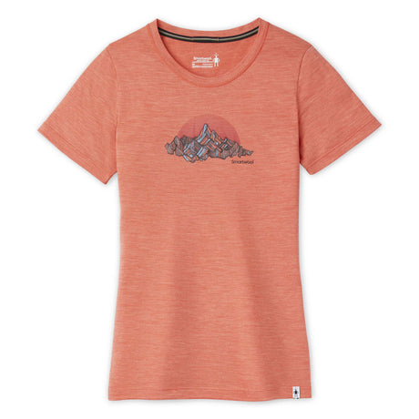 Smartwool Merino Sport 150 Mt. Rainier Graphic t-shirt sunset coral heather femme