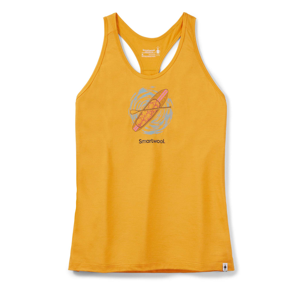 Smartwool Merino Sport 150 Paddleboard Adventure Graphic Tank camisole femme mango