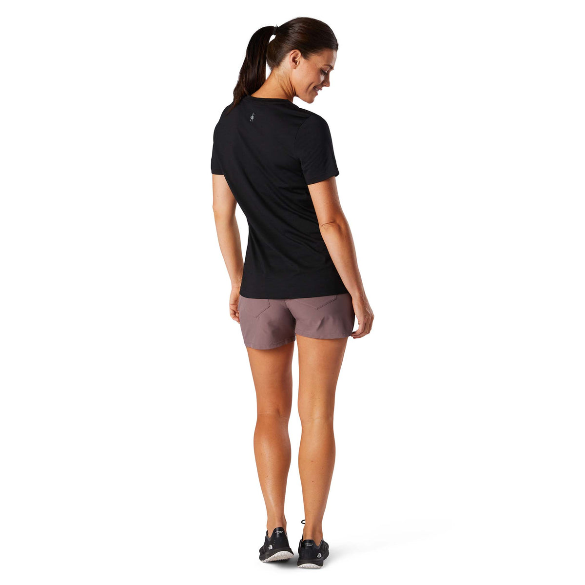Smartwool Merino Sport 150 T-shirt noir femme dos