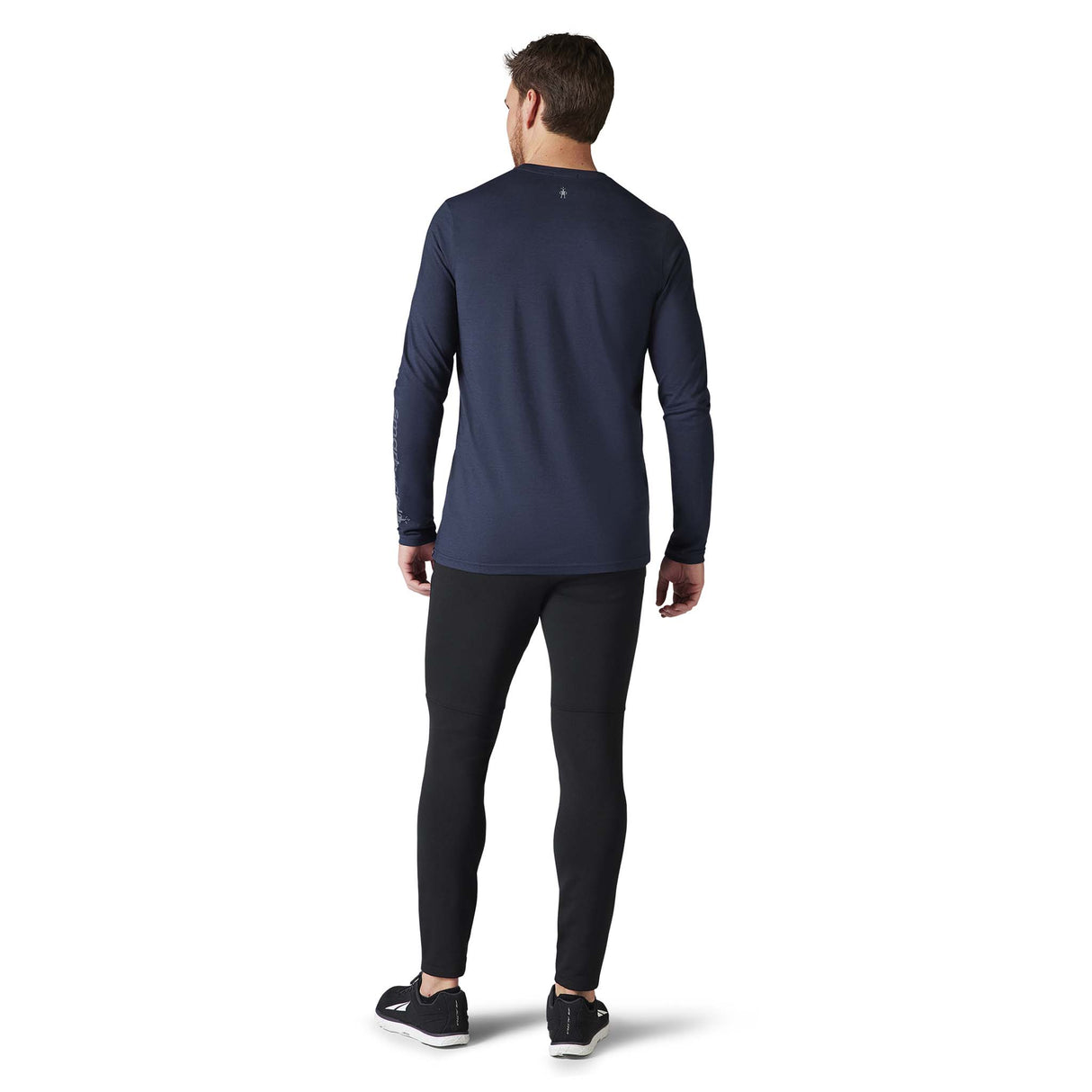 Smartwool Merino Sport 150 chandail deep navy à logo à manches longues homme dos