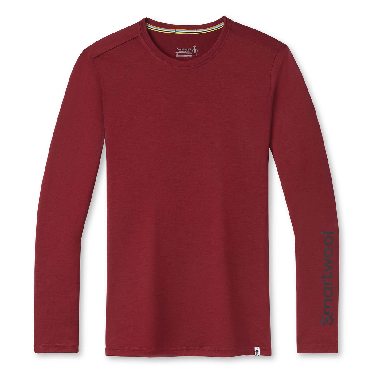 Smartwool Merino Sport 150 chandail tibetan red à logo à manches longues homme