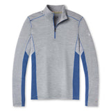 Smartwool Merino Sport 150 chandail quart zip homme light grey blue