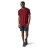 Smartwool Merino Sport 150 t-shirt à manches courtes tibetan red homme face