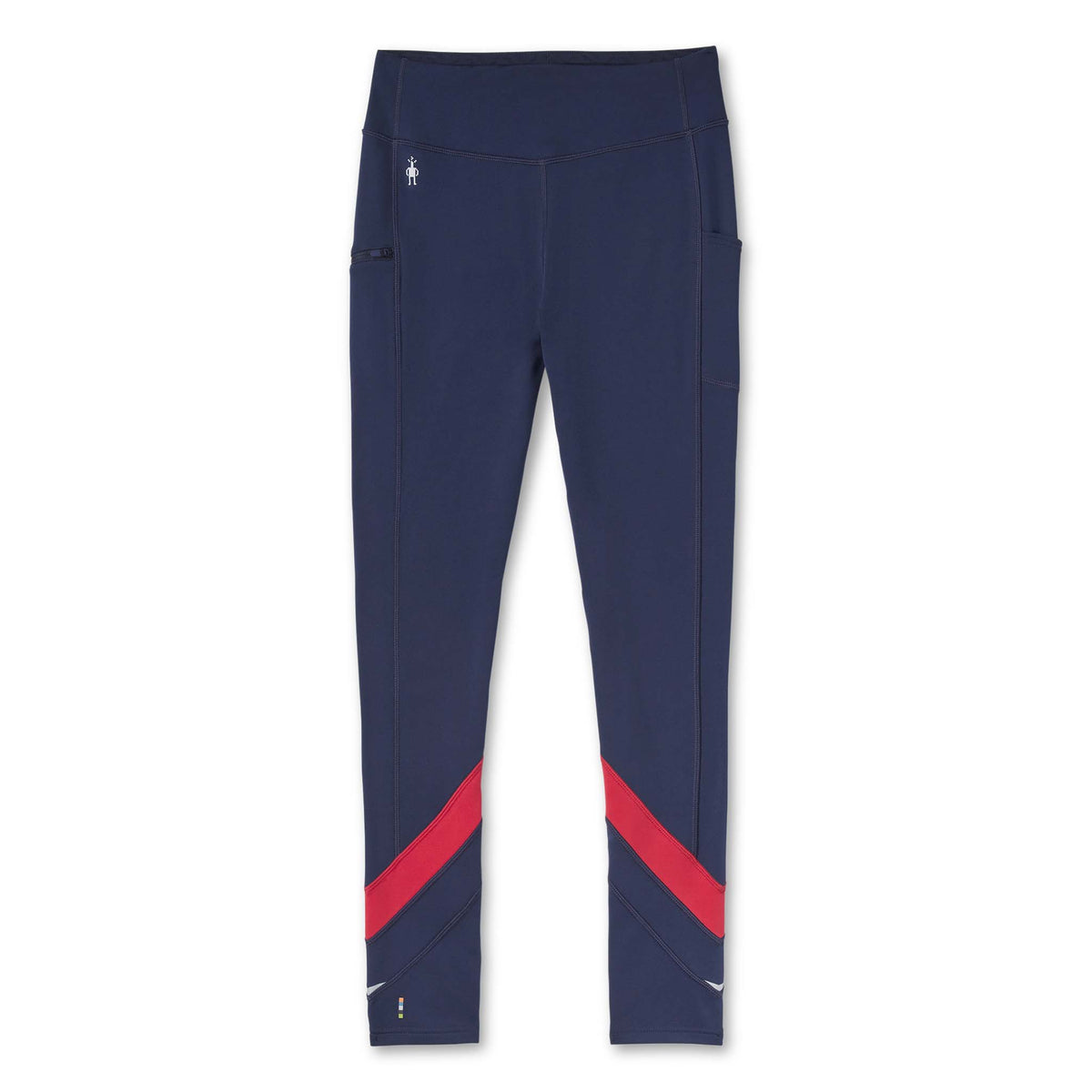 Smartwool Merino Sport Fleece Colorblock legging bleu femme 