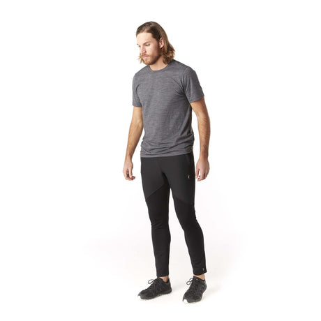 Smartwool Merino Sport Fleece pantalon noir en molleton homme face