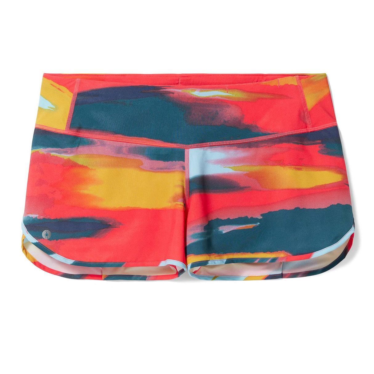 Smartwool Merino Sport Lined short doublé de course femme carnival horizon print