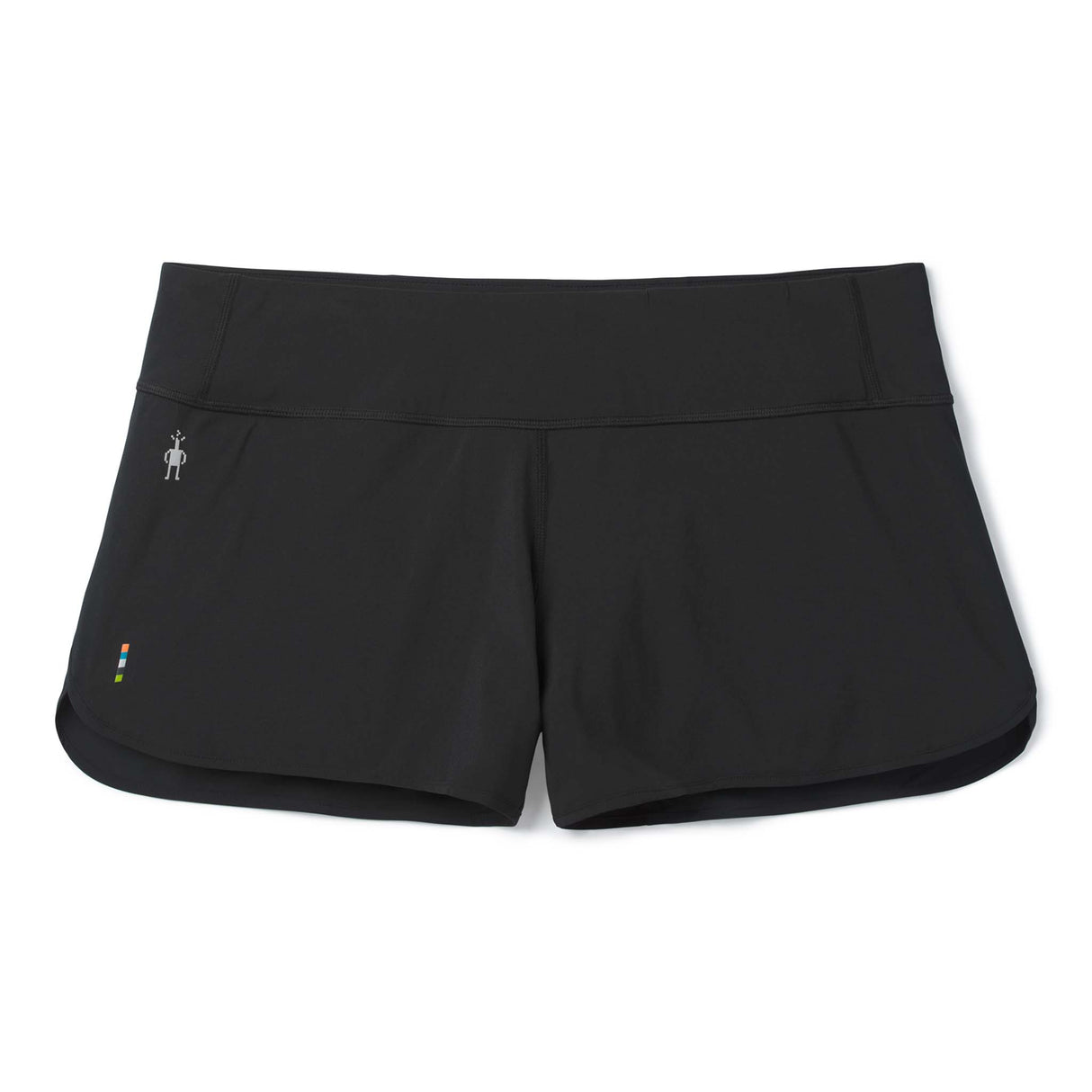 Smartwool Merino Sport Lined short doublé de course pour femme noir