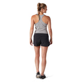 Smartwool Merino Sport Lined short doublé de course pour femme noir dos