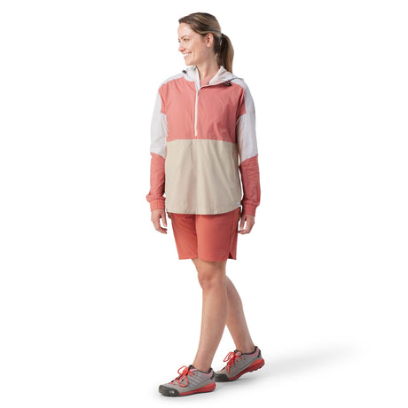 Smartwool Merino Sport Ultra Light Anorak femme light mahogany face