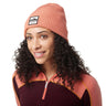 Tuque de style beanie à écusson Smartwool unisexe - wild salmon femme