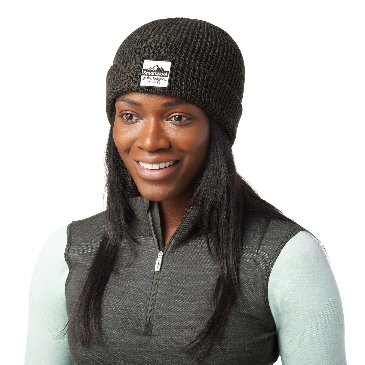 Tuque de style beanie à écusson Smartwool femme north woods