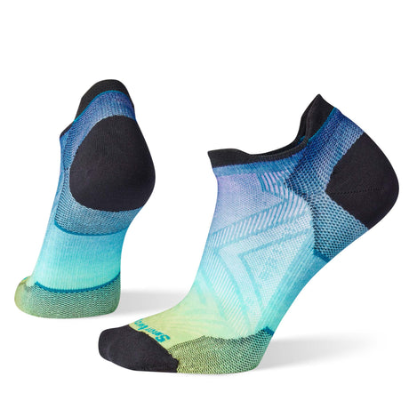 Smartwool Run Zero Cushion Ombre Print socquettes de course femme capri