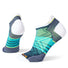 Smartwool Run Zero Cushion Stripe chaussettes basses de course femme blanc