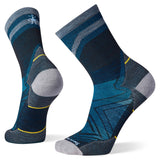 Smartwool Run Zero Cushion mi-chaussettes de course à motif homme