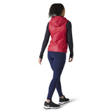 Smartwool Smartloft 60 Hoodie Vest pomegrenate femme dos