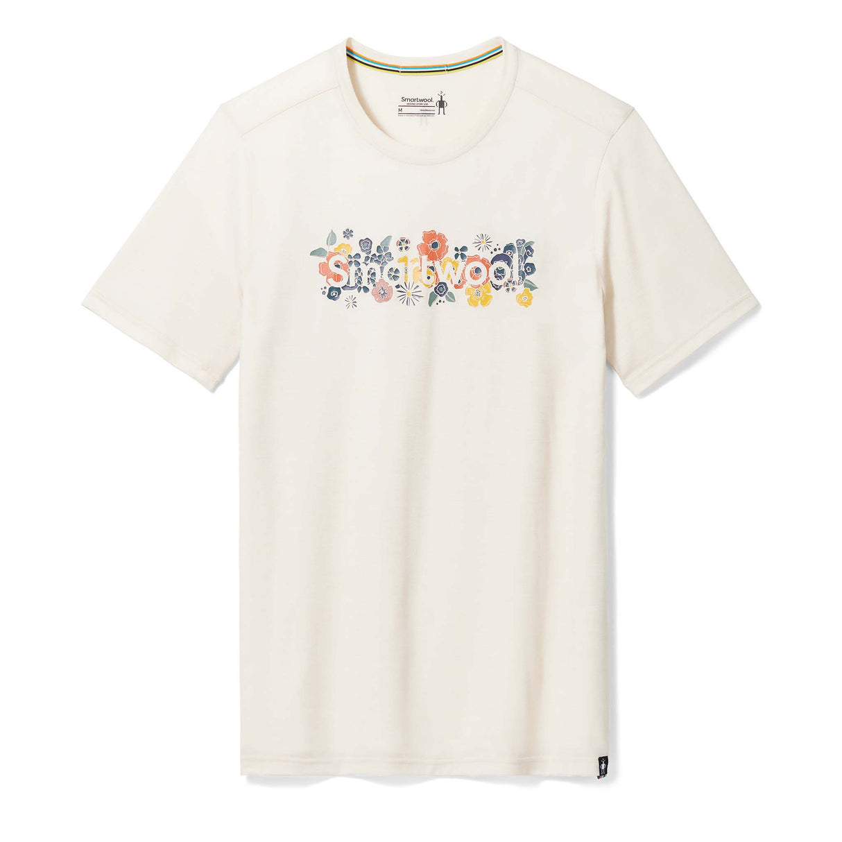 Smartwool t-shirt imprimé à manches courtes unisexe - amande chiné