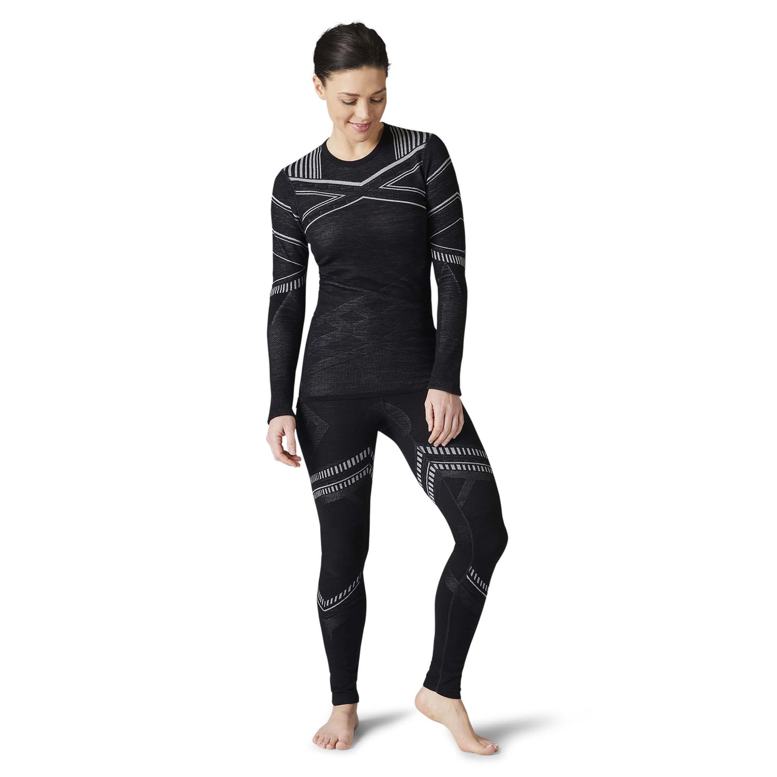 Smartwool Smartwool Intraknit Merino 200 chandail de base à motif femme