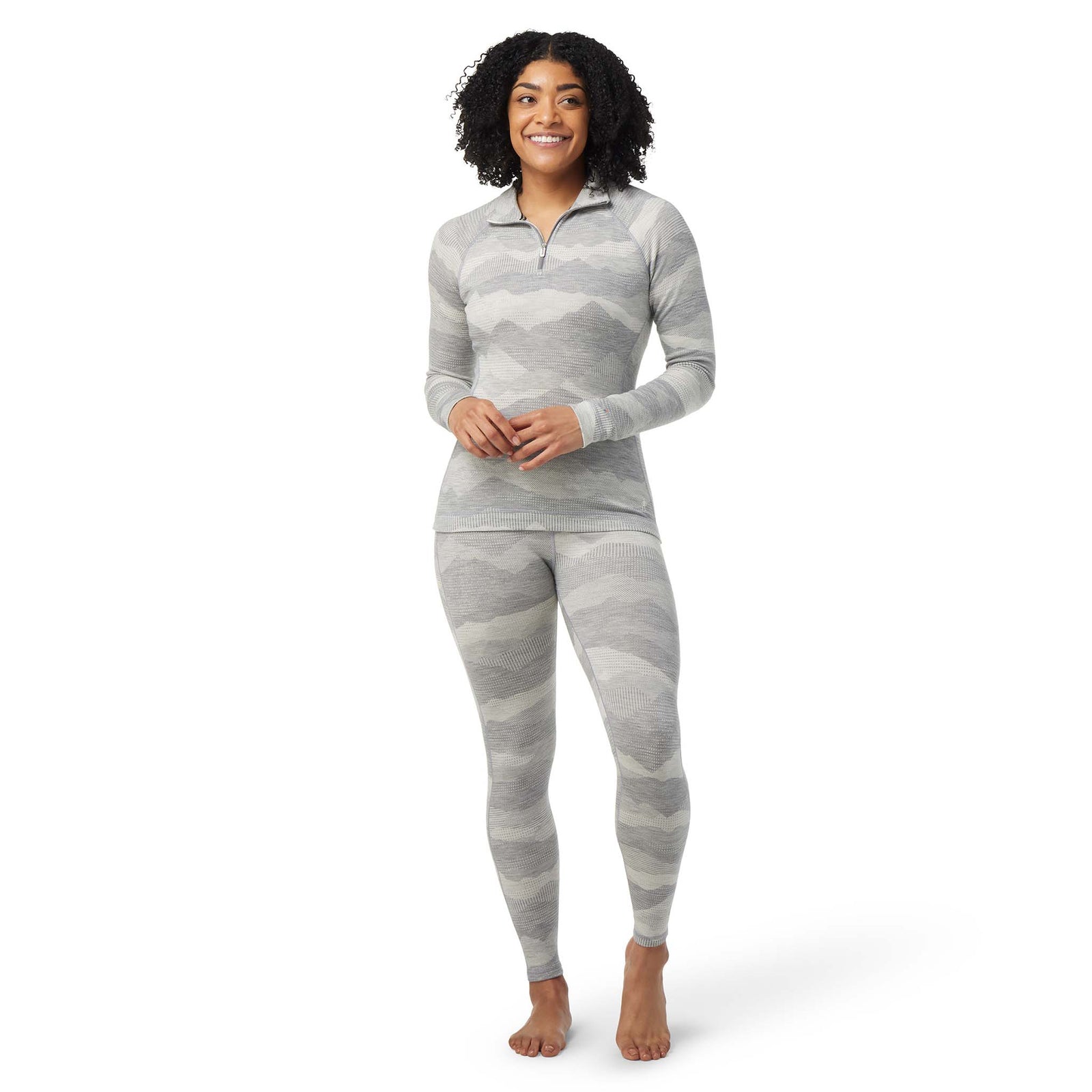 Smartwool Smartwool Merino 250 baselayer 1/4 zip à motif pour femme