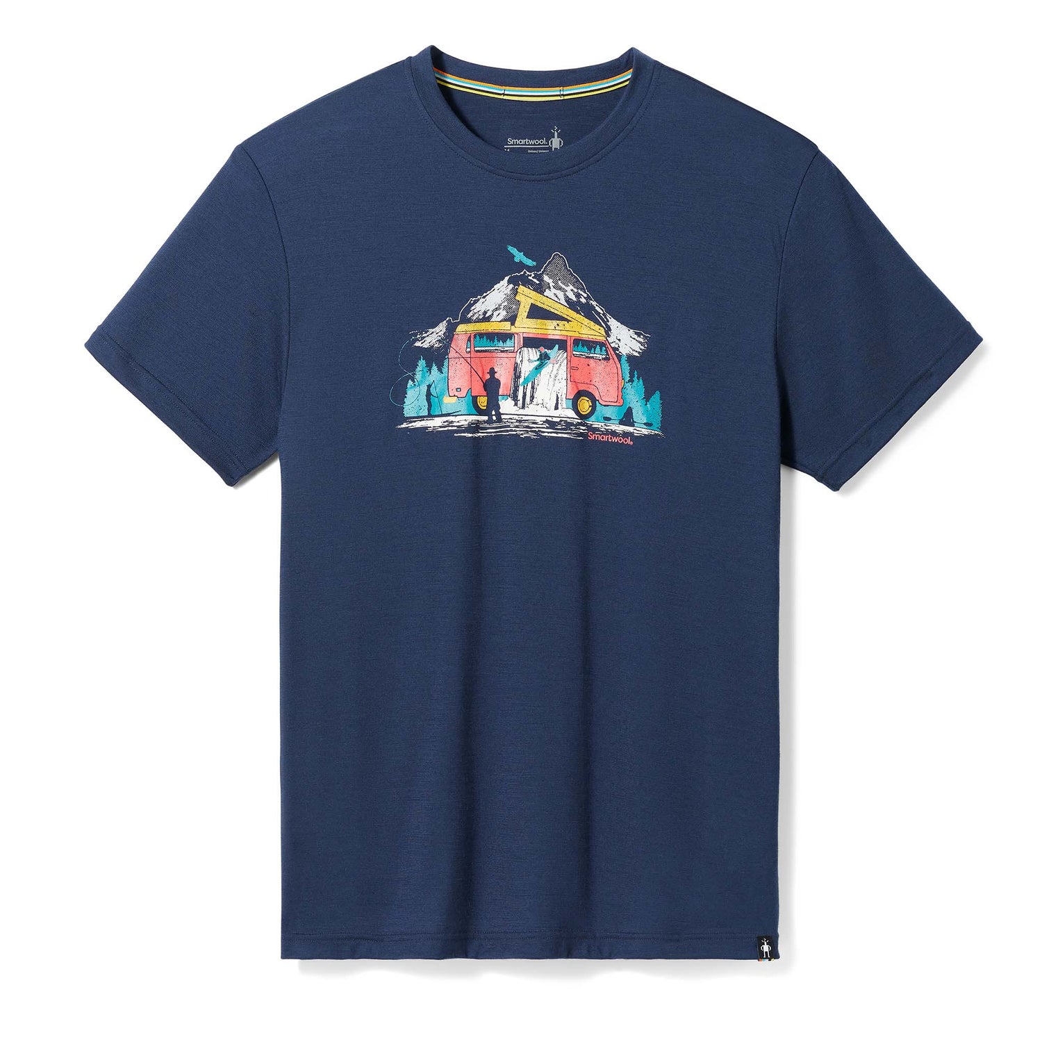 Smartwool Smartwool t-shirt à manches courtes à motif River Van homme