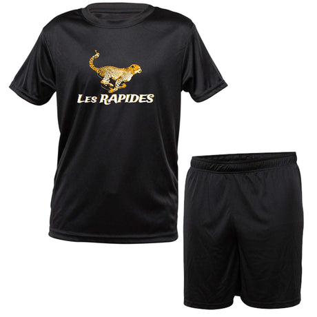 Soccer Sport Fitness Ensemble T-shirt et Short des Rapides de l'École Les Sources