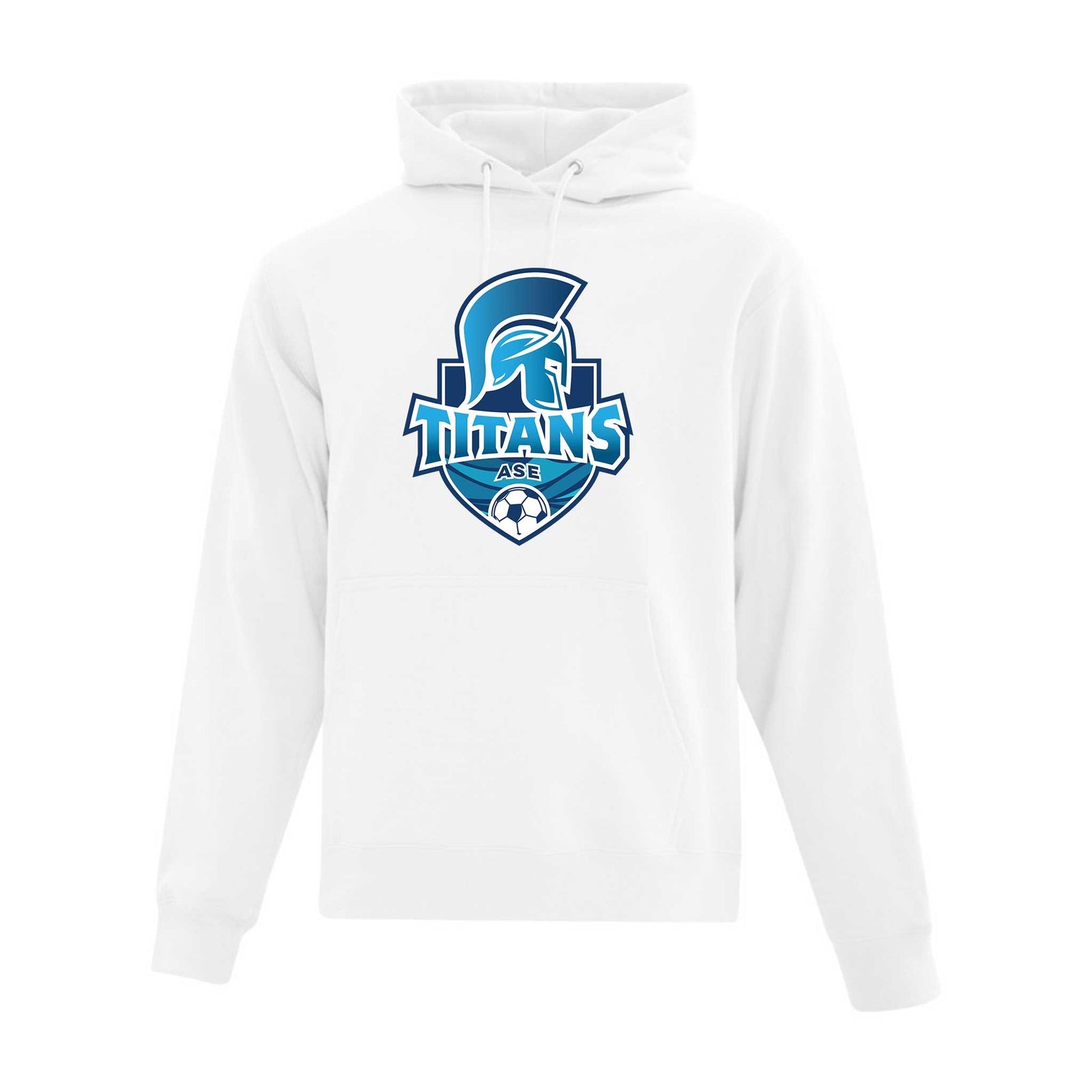 Soccer Sport Fitness Sweatshirt à capuche Titans de l'Association de Soccer Escoumins