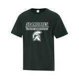 Soccer Sport Fitness T-shirt coton à manches courtes Spartiates de l'École L'Arbrisseau