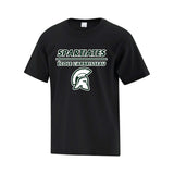 Soccer Sport Fitness T-shirt coton à manches courtes Spartiates de l'École L'Arbrisseau