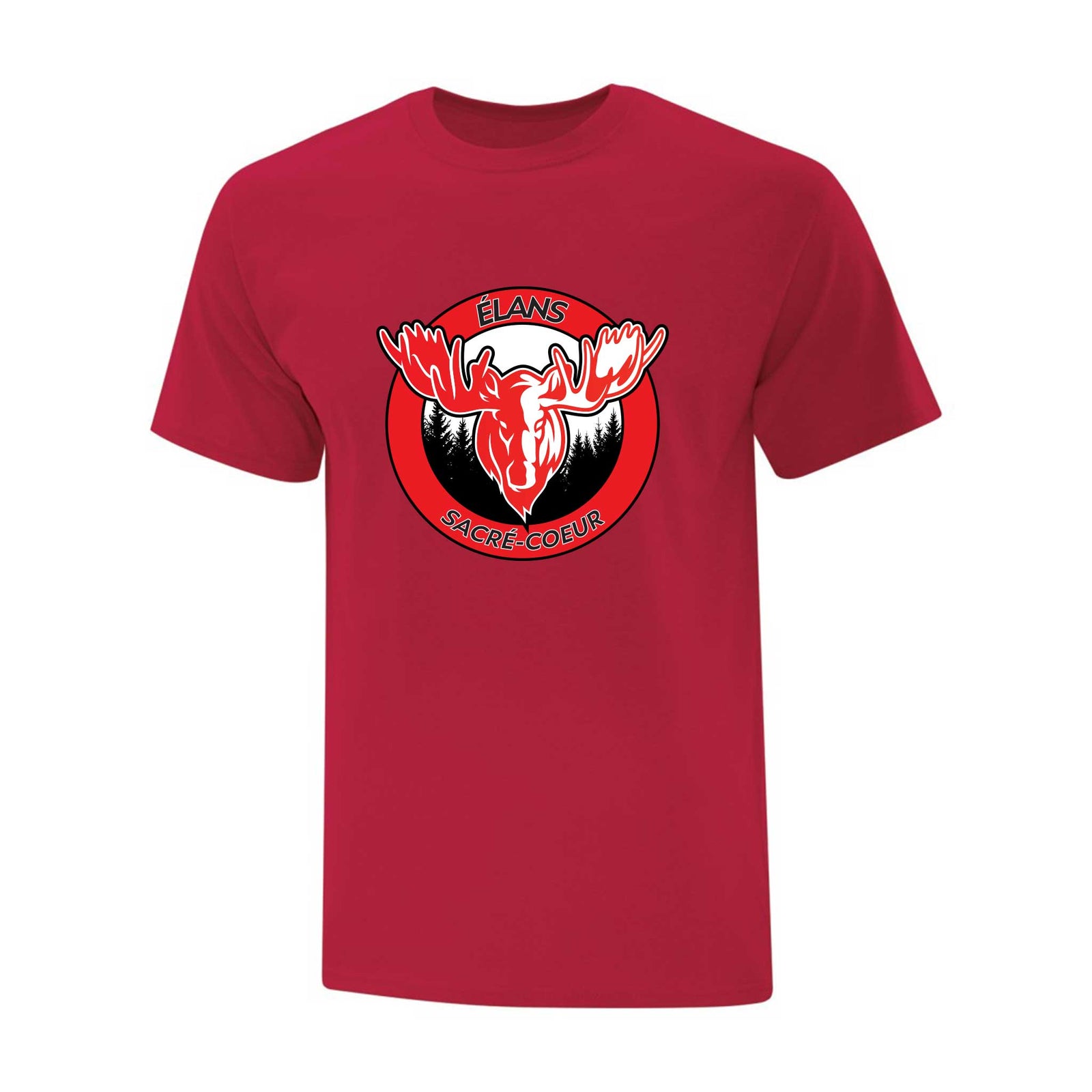 Soccer Sport Fitness T-shirt coton Élans de Sacré-Coeur