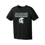 Soccer Sport Fitness T-shirt polyester à manches courtes Spartiates de l'École L'Arbrisseau