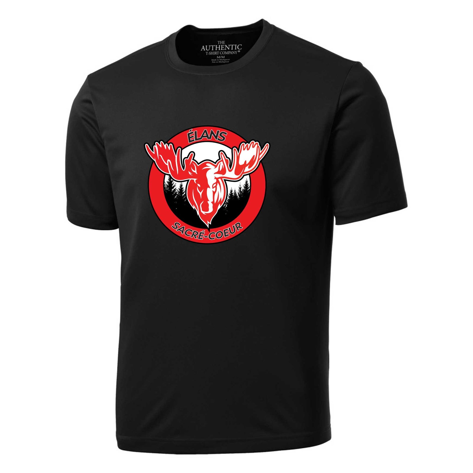Soccer Sport Fitness T-shirt polyester Élans de Sacré-Coeur