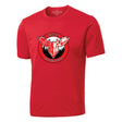 Soccer Sport Fitness T-shirt polyester Élans de Sacré-Coeur