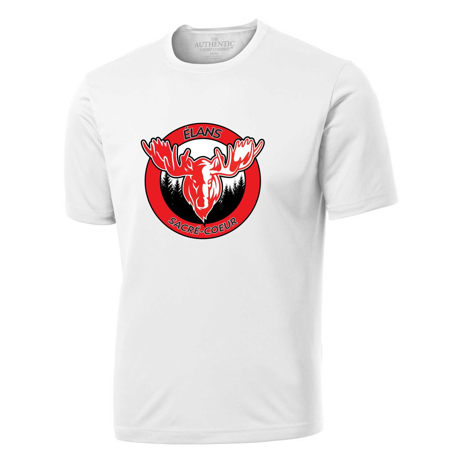 Soccer Sport Fitness T-shirt polyester Élans de Sacré-Coeur