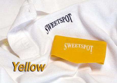 Bande élastique pour chaussure de soccer Sweetspot jaune