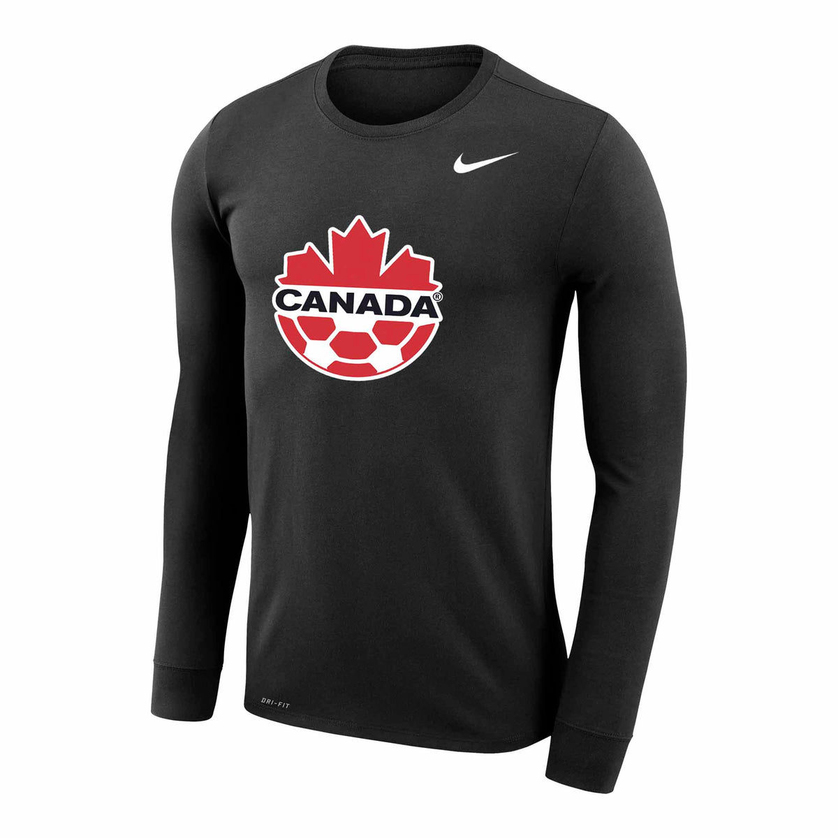 Nike Canada Soccer Logo t-shirt à manches longues de l&#39;équipe nationale homme