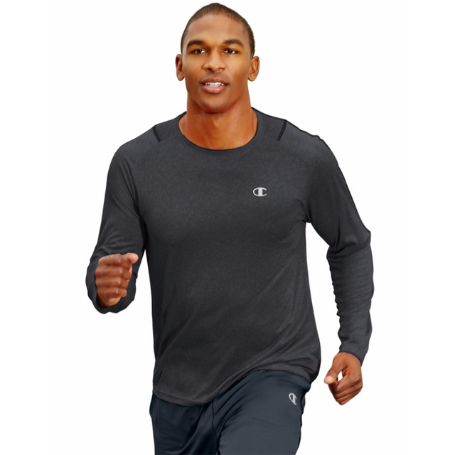 Chandail sport homme Champion Vapor Run 6.2 men's long sleeve sport top Soccer Sport Fitness