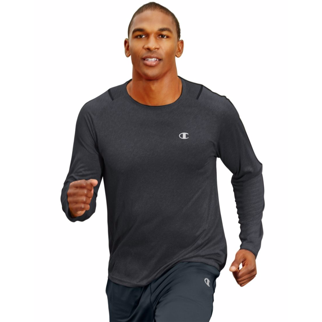 Chandail sport homme Champion Vapor Run 6.2 men&#39;s long sleeve sport top Soccer Sport Fitness