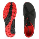 Chaussure de course a pied trail homme INOV-8 TerraClaw 220 noir rouge vue superieure semelle