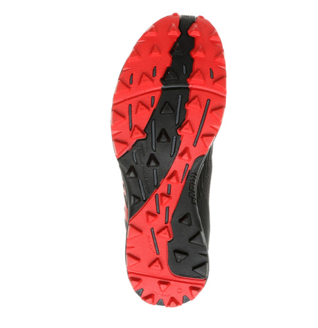 Chaussure de course a pied trail homme INOV-8 TerraClaw 220 noir rouge vue semelle