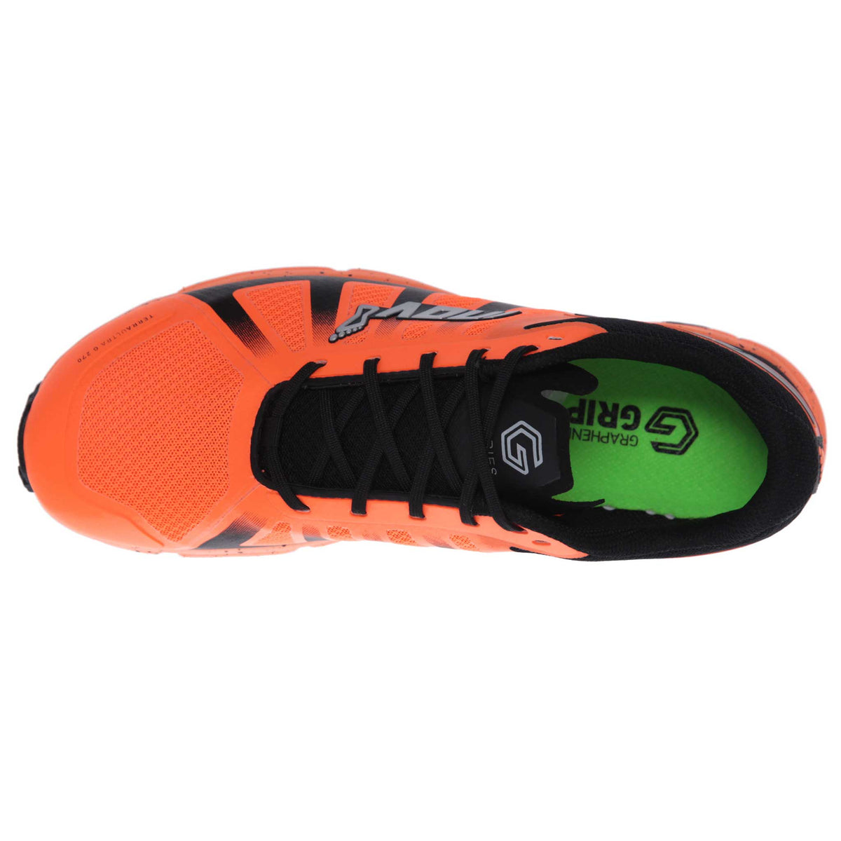 Inov-8 Terraultra G 270 chaussures de course à pied trail pour homme orange/noir vue de haut