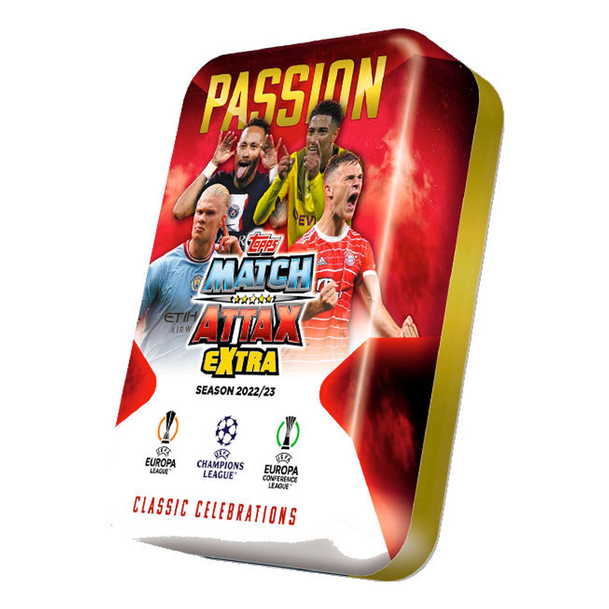 Cartes de soccer Topps Match Attax Classic Celebration Mega Tin - Passion