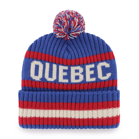 Tuque a pompon Vintage des Nordiques de Québec 47 Brand dos