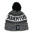 Tuque Juventus FC avec pompon grise