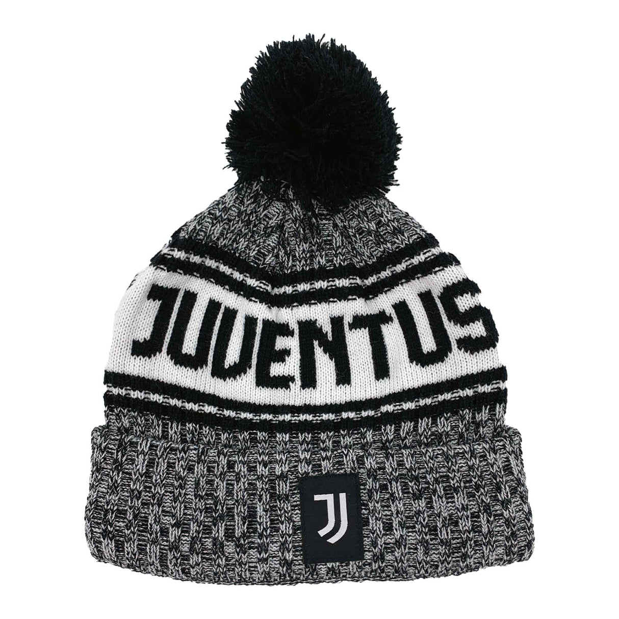 Tuque Juventus FC avec pompon grise