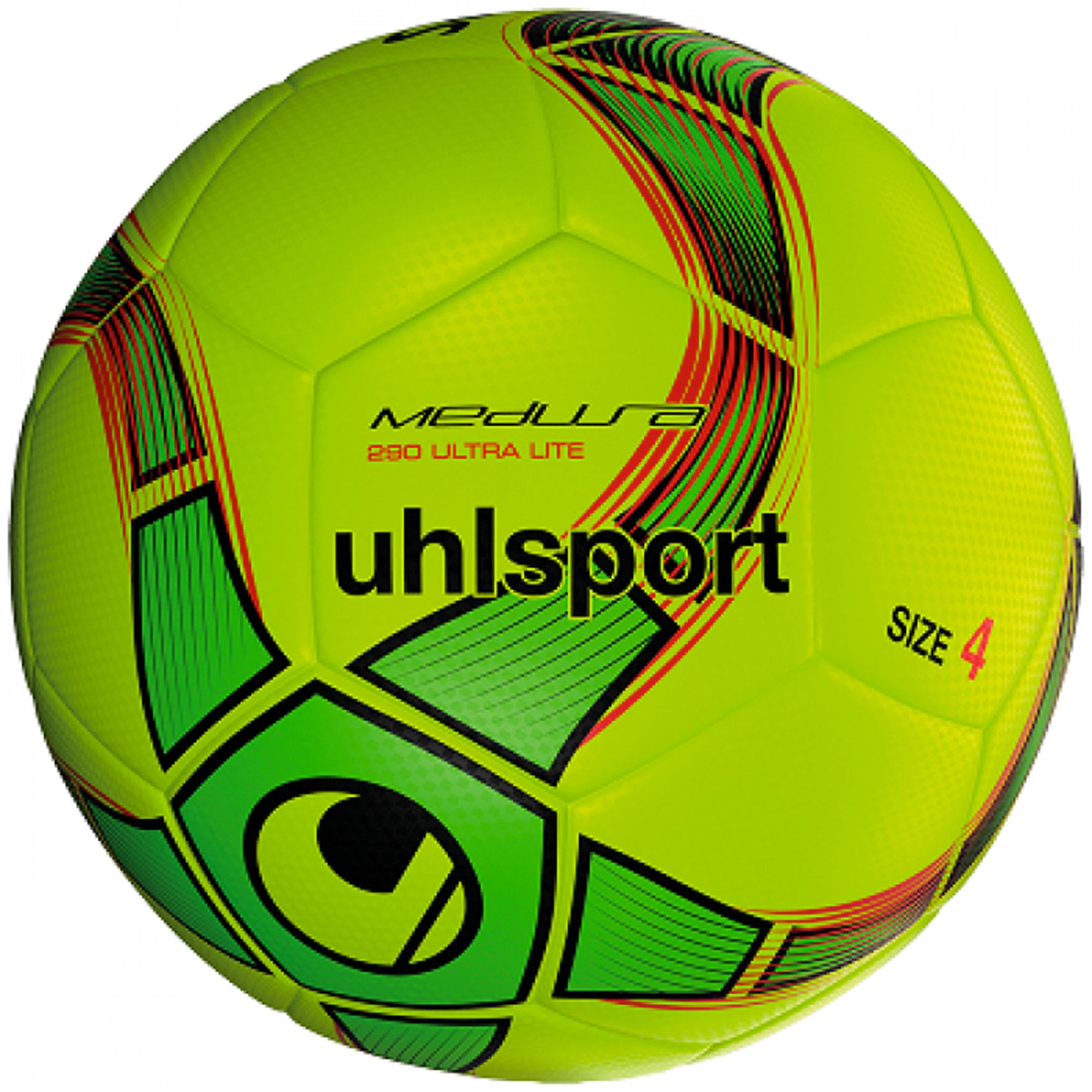 Uhlsport Medusa 290 Anteo Ultralite Futsal ballon de soccer intérieur - Jaune / Vert