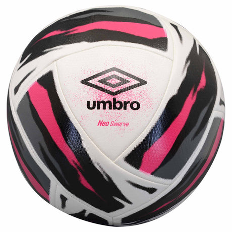 Umbro Neo Swerve ballons de soccer white black pink