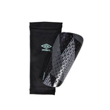 Umbro Vento Pro shin guard with sleeve black green