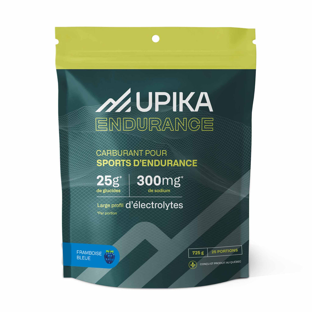 Upika Endurance carburant pour sport d&#39;endurance - 25 portions - Framboise Bleue
