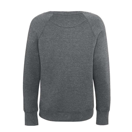 Champion Powerblend Boyfriend Crew Logo chandail molletonné pour femme gris chiné dos